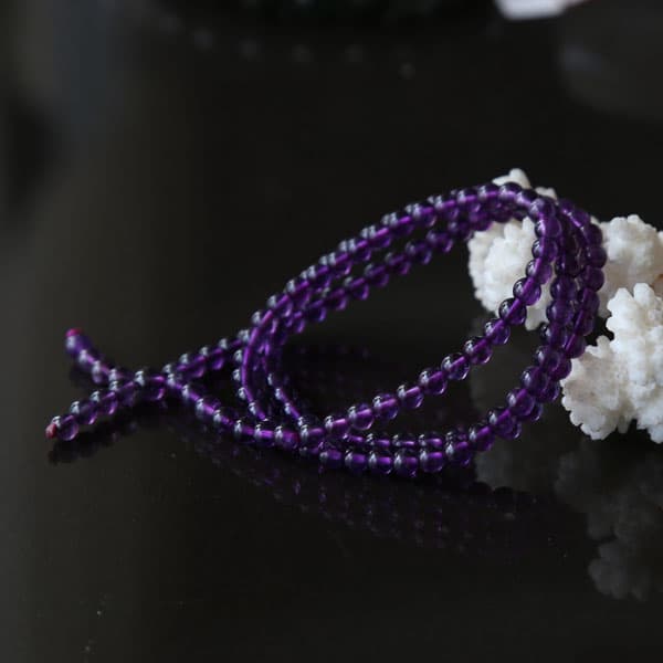 紫水晶の輝き マルチループブレスレットパワーストーン パワーストーン アクセサリー