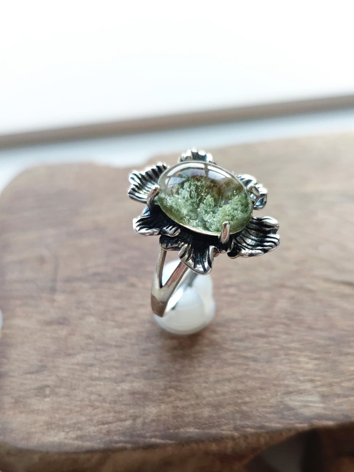 花咲く天然石の輝き リング パワーストーン アクセサリー