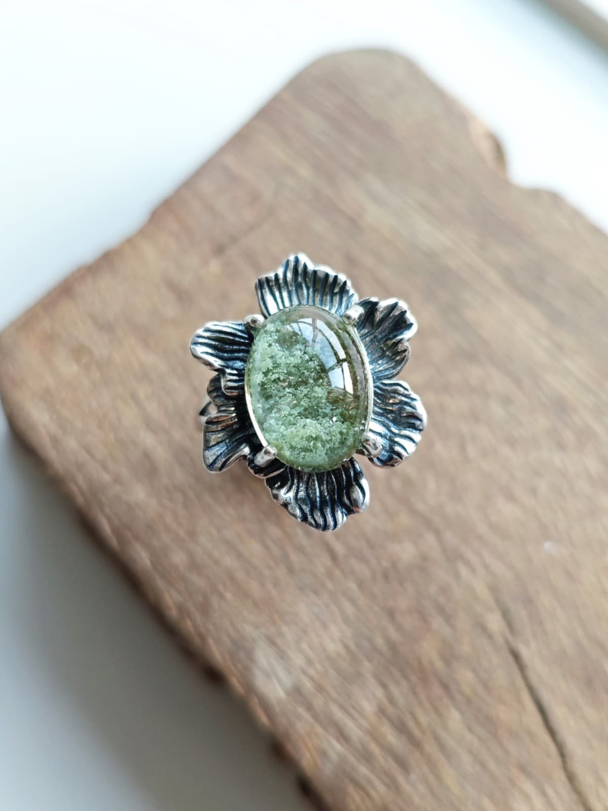 花咲く天然石の輝き リング パワーストーン アクセサリー