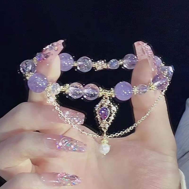神秘の雫 二連ブレスレット パワーストーン アクセサリー